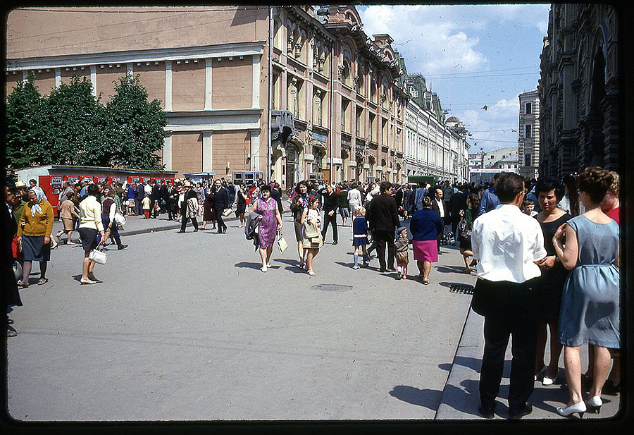 11100 Москва 1969 года в объективе американского фотографа