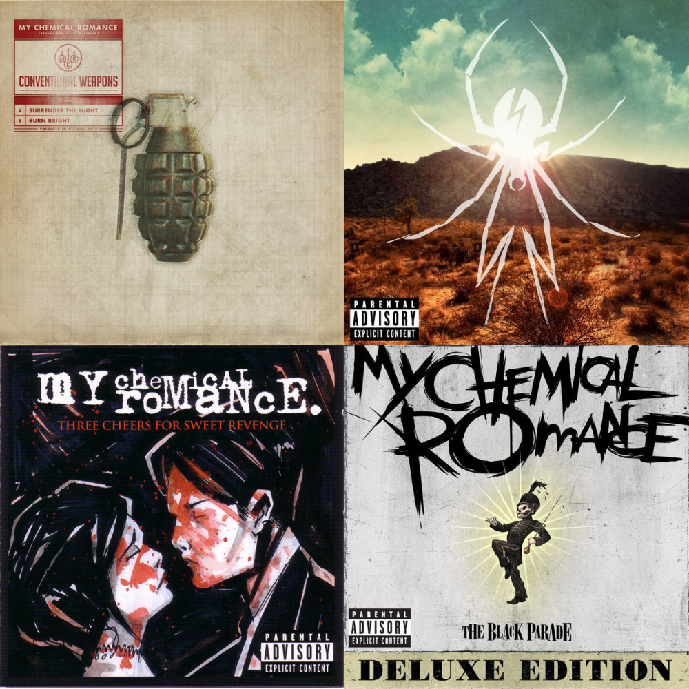 My chemical romance альбомы. My Chemical Romance обложки альбомов. Май Кемикал романс альбомы. Май Кемикал романс обложка.
